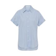 Korte Mouw Blouses Brax , Blue , Dames