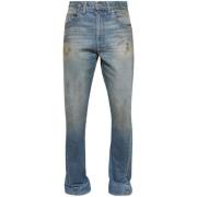 Blauwe Denim Jeans met Distressed Finish Gallery Dept. , Blue , Heren