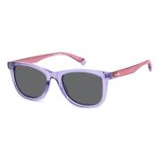 Stijlvolle zonnebril met 789/M9 kleurcode Polaroid , Purple , Unisex