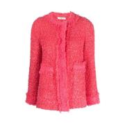 Cardigans Charlott , Pink , Dames