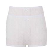 Witte Gebreide Gelaagde Hoge Taille Rok JW Anderson , White , Dames