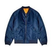 Blauwe Parka Jas voor Mannen Diesel , Blue , Heren