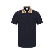 Klassieke Katoenen Poloshirt Burberry , Blue , Heren