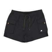 Mellow Zwemshorts voor Mannen K-Way , Black , Heren