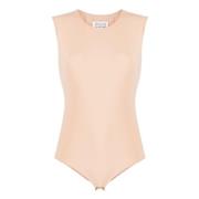 Skin Basic Roundneck Body Maison Margiela , Beige , Dames