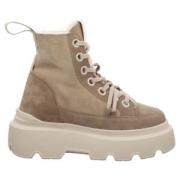 Shearling High Top Sneaker Inuikii , Multicolor , Dames