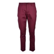 Katoenen Elastane Chino`s Michael Kors , Red , Heren