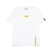 Witte Crew Neck T-shirt Korte Mouwen Iceberg , White , Heren