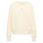 Casual Artwork Sweatshirt Comma , Beige , Dames