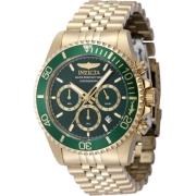 Pro Diver Kwarts Horloge Groene Wijzerplaat Invicta Watches , Yellow ,...