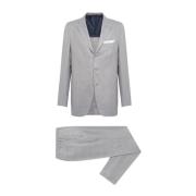 Kasjmier Grijs Pak Kiton , Gray , Heren