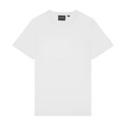 SS T-shirts Tonal Eagle Pima Katoenen T-shirt Lyle & Scott , White , H...