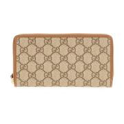 Stijlvolle Portemonnee Gucci , Beige , Dames