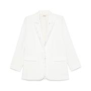 Witte Geknoopte Jas met Splitmanchetten Zadig & Voltaire , White , Dam...