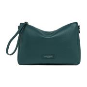 Groene Nora Pouch Leren Tas Gianni Chiarini , Green , Dames