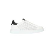 Geperforeerde lage sneakers Roberto Cavalli , White , Heren