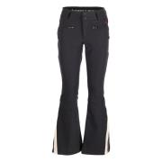 Ski broek met witte streep Perfect Moment , Black , Dames