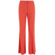 Hoge Taille Wijde Broek Etro , Red , Dames