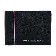 Leren Herenportemonnee Lente/Zomer Collectie Tommy Hilfiger , Black , ...