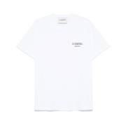 Witte Crew Neck T-shirt Korte Mouwen Iceberg , White , Heren