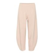 Wijde Vanille Melange Broek InWear , Beige , Dames