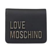 Kleine Damesportemonnee Lente/Zomer Collectie Love Moschino , Gray , D...