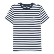 Gestreept Navy T-shirt A.p.c. , Multicolor , Heren