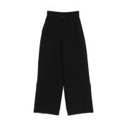 Zwarte broek met zakken Y-3 , Black , Dames