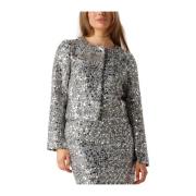 Pailletten Cocktailjasje voor vrouwen Co'Couture , Gray , Dames