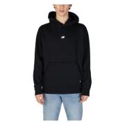 Mannen Sweatshirt Collectie Herfst/Winter New Balance , Black , Heren