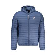 Blauwe hoodie met rits North Sails , Blue , Heren