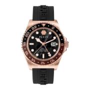 Herenhorloge Gmt-I Challenger Philipp Plein , Black , Heren