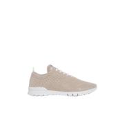 Kasjmier Gebreide Sneakers Beige Wit Kiton , Brown , Dames