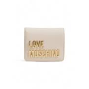 Kleine Damesportemonnee Lente/Zomer Collectie Love Moschino , Beige , ...