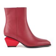 Jacky Bootie II United Nude , Red , Dames