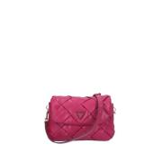 Geweven Schoudertas Guess , Pink , Dames