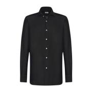 Denim Shirt met Sportieve Allure Kiton , Black , Heren