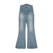 Lichtblauwe Jeans met Rits Alexander McQueen , Blue , Dames