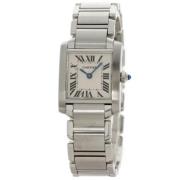 Pre-owned Glass watches Cartier Vintage , Gray , Dames