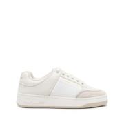 Witte lage leren sneakers Saint Laurent , White , Dames