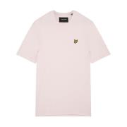 Polyester Basic T-shirt Lyle & Scott , Pink , Heren