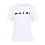 Lily White T-Shirt Marni , White , Dames