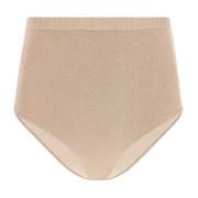 Culotte In Lurex Laneus , Beige , Dames