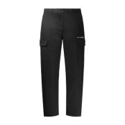 Katoenen Cargo Broek Daily Paper , Black , Heren