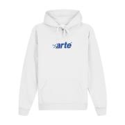 Pixel Heart Crewneck Sweater Katoen Arte Antwerp , White , Heren