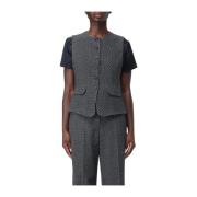 Blazer Broek voor Mannen Emporio Armani , Gray , Dames