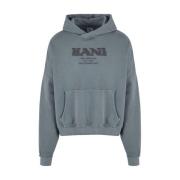 Katoenen Gebreide Truien en Sweaters Karl Kani , Gray , Heren