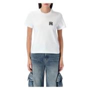 Wit Logo Tee Dameskleding Amiri , White , Dames