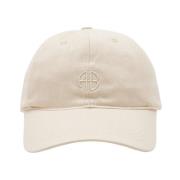 Vintage Katoenen Trucker Hat Anine Bing , Beige , Dames