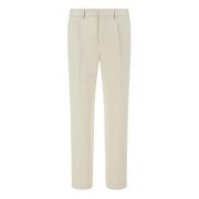 Stretch Katoenen Broek Boggi Milano , Beige , Heren